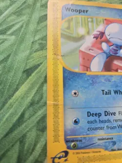 Wooper - AQ: Aquapolis (66/147) WotC e-Reader Uncommon Pokemon Card DMG - Image 2