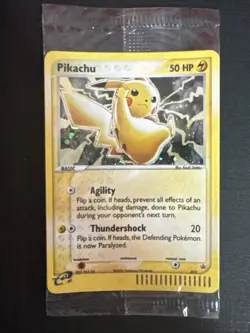SEALED 2003 Pokemon Pikachu 012 Meowth 013 Black Star Promo Holo - Image 1