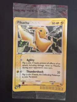 SEALED 2003 Pokemon Pikachu 012 Meowth 013 Black Star Promo Holo - Image 2