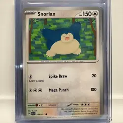 Snorlax crochet illustration Hop's Pokemon GO Pokemon Card Lot w/ Stand Display - Image 4