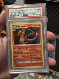 Pokemon 2016-2019 SM Black Star Promos Charizard #SM226 PSA 9 - Image 1