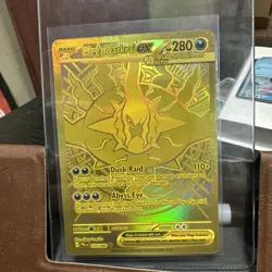 Mega Darkrai EX 120/084 Hyper Rare Gold Full Art Pokemon TCG English Pitch Black - Image 1