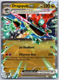 Dragapult ex 130/167 Double Rare Twilight Masquerade Pokemon Holo Near Mint - Image 1