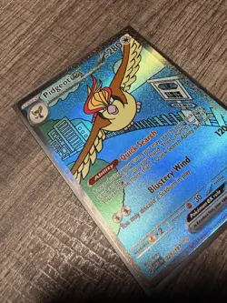 Pokemon Pidgeot ex Full Art Holo Ultra Rare 225/197 SV03 English 280HP Fresh - Image 2