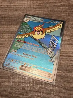 Pokemon Pidgeot ex Full Art Holo Ultra Rare 225/197 SV03 English 280HP Fresh - Image 3