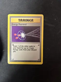 Energy Retrieval Base Set 81/102 Pokemon TCG Regular Uncommon D14 - Image 1