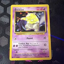 DROWZEE - Base Set - 49/102 - Common - Pokemon Card - Unlimited Edition D20 - Image 1
