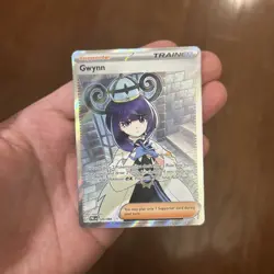 Gwynn Pokemon Pitch Black Full Art Trainer Card 109/084Pre-release In Hand - Image 1