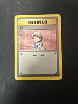 BILL - Base Set - 91/102 - Common Trainer - Pokemon Card - Unlimited D29 - Image 1