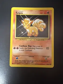 Pokemon WOTC Vulpix 68/102 Base Set UNLIMITED Common D22 - Image 1