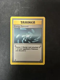 Pokemon Base set Unlimited Energy Removal 92/102 D23 - Image 1