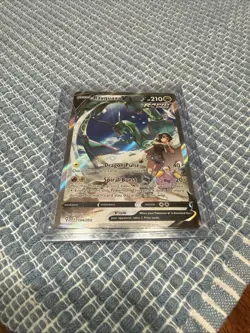 Pokemon TCG Rayquaza v Alternate Art Evolving Skies Card 194/203 Mint Condition - Image 1