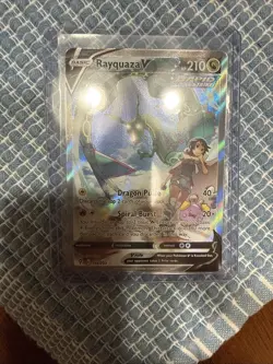 Pokemon TCG Rayquaza v Alternate Art Evolving Skies Card 194/203 Mint Condition - Image 2