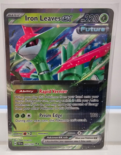 Iron Leaves ex 025/162 card - Temporal Forces - Pokemon TCG - Image 1