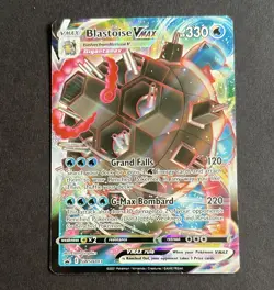 Pokemon Blastoise VMAX SWSH103 Sword & Shield Promo Holo Card 330 HP - Image 1