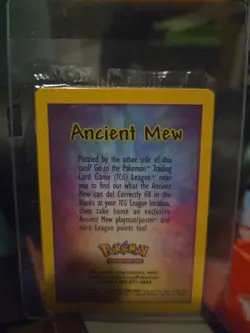 Ancient Mew SEALED Pokemon Unopened 2000 Movie Promo Holo Card - RARE Near Mint - Image 1