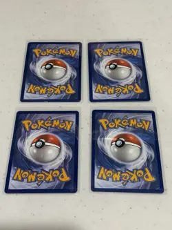 (4) PERFECT ORDER EX CARD LOT ‘DOUBLE RARE’ POR~English Version Pokemon Cards - Image 2