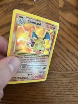Charizard Legendary Collection Holo Rare Card #3/110 Vintage HP/Damaged - Image 3