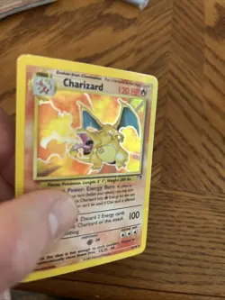 Charizard Legendary Collection Holo Rare Card #3/110 Vintage HP/Damaged - Image 4