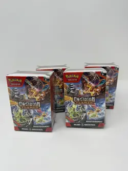 Pokemon Cards - Scarlet & Violet Obsidian Flames - BOOSTER BUNDLE BOX (6 Packs) - Image 1
