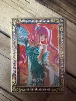 One Piece CCG Goddess Perona Metal Card - Dragon Teal Lingerie /111 - Image 1