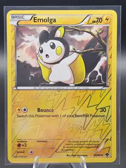 Emolga Reverse Holo 49/99 LP Next Destinies Pokemon Card - Image 1