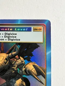MetalGreymon DW-01 1999 Rare Holo Digimon Card Playstation Promo Bandai - Image 4