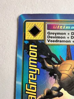 MetalGreymon DW-01 1999 Rare Holo Digimon Card Playstation Promo Bandai - Image 5