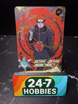 Pain AR "Red Silver Prism" Kayou Official Naruto Card TCG NR-AR-001 - Image 1