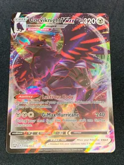 C370 POKEMON TCG HOLO NM-MINT CORVIKNIGHT VMAX 110 BATTLE STYLES - Image 1