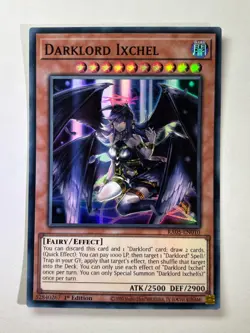 Darklord Ixchel RA05-EN010 Super Rare 1st Edition YuGiOh Card NM - Image 1