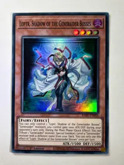 Loptr, Shadow of the Generaider Bosses RA05-EN016 Super Rare 1st YuGiOh Card NM - Image 1