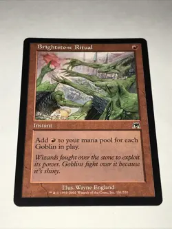 Brightstone Ritual Magic The Gathering Card - Image 2