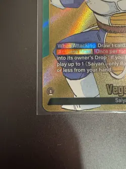 Bandai Dragon Ball Super Card Game Vegeta FB04-051 Gold - Image 4