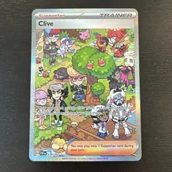 Pokemon TCG Clive 236/091 Paldean Fates Scarlet & Violet 2024 Near Mint - Image 1