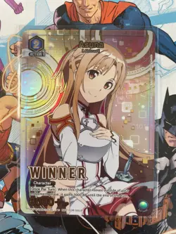 Asuna Winner SAO-1-036 UEPR Union Arena Promotional Cards English - Image 1