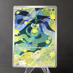 Pokemon TCG Budew 221/217 Ascended Heroes Illustration Rare Holo Card NM - Image 1