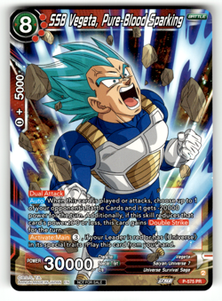 SSB Vegeta, Pure-Blood Sparking P-575 Promo Promotion Cards - Image 1