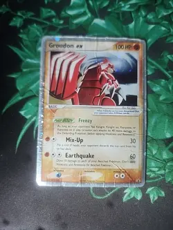 Groudon ex 38 Holo Nintendo Collectors Tin 06' Black Star Promo Pokemon Card DMG - Image 1