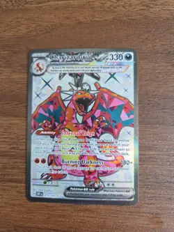 Pokemon TCG Charizard EX Obsidian Flames Holo Ultra Rare Card 215/197 - Image 1