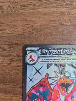 Pokemon TCG Charizard EX Obsidian Flames Holo Ultra Rare Card 215/197 - Image 4