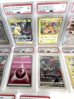 Pokemon Graded Card Lot 12x Pikachu, Joleen, Pidgeot, Dark Golduck 1st.,,, - Image 3