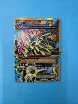 2015 Pokemon Primal Groudon EX 97/98 Holo Shiny Full Art Card Ancient Origins EX - Image 1