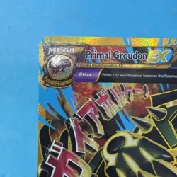 2015 Pokemon Primal Groudon EX 97/98 Holo Shiny Full Art Card Ancient Origins EX - Image 5