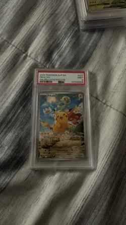 Pikachu Holo Promo #027 Sv: Scarlet & Violet Promo Cards English 2023 PSA 9 - Image 1