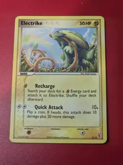 electrike 2/12 EX trainer kit minun & plusle pokemon card NM - Image 1