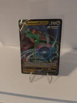Rayquaza V 100/159 Crown Zenith Ultra Rare Holo Pokemon TCG Card NM - Image 1