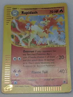 Rapidash 026/165 Expedition Base Set Holo Rare Pokemon TCG Nintendo - Image 3