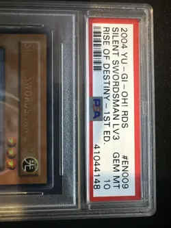 Yu-Gi-Oh Silent Swordsman LV3 RDS-EN009 Ultra Rare 1st Edition PSA 10 - Image 3