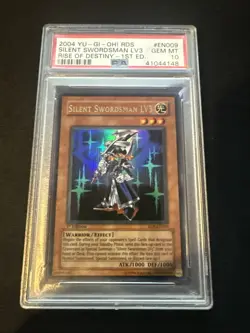 Yu-Gi-Oh Silent Swordsman LV3 RDS-EN009 Ultra Rare 1st Edition PSA 10 - Image 4